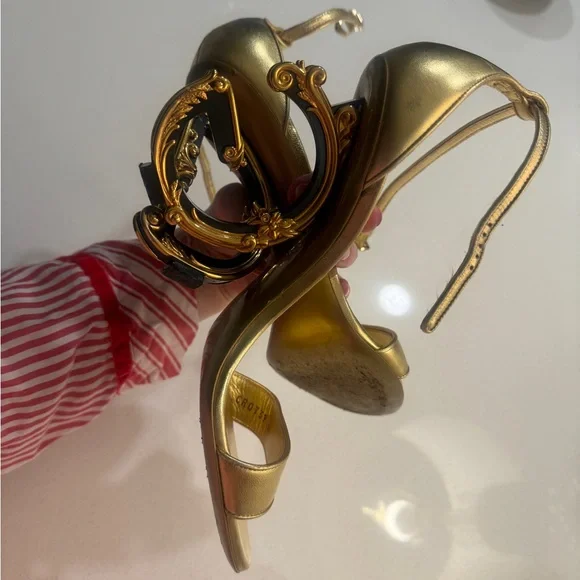 Dolce & Gabbana Gold Women's Heels - Picture 3 of 8